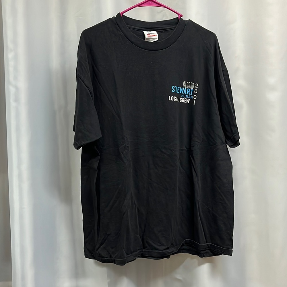 Rod Stewart Human local crew T-shirt